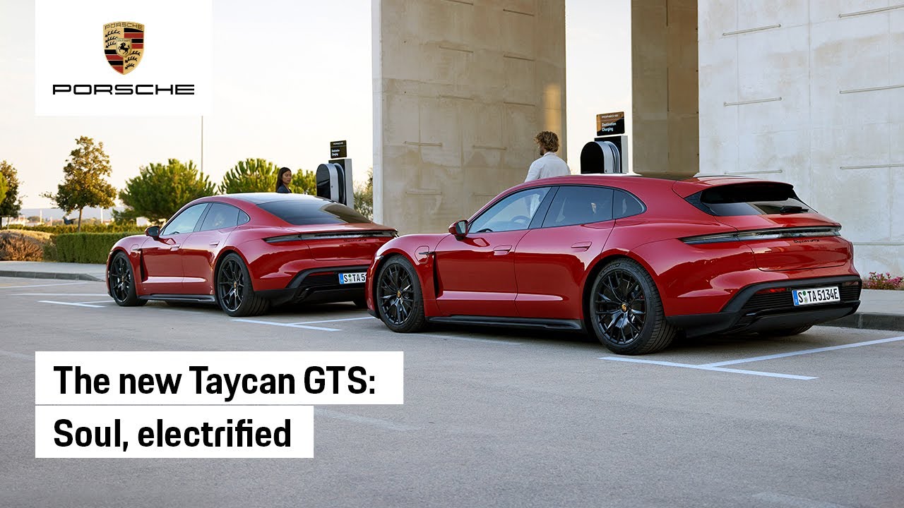 The new all-electric Taycan GTS Sport Turismo 