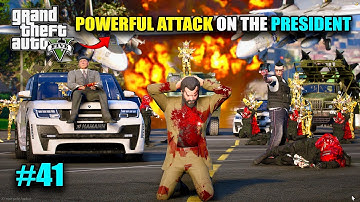 ROLEX GANG’s POWERFUL ATTACK ON MICHAEL PRESIDENT - GTA 5 GAMEPLAY