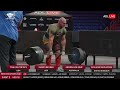 Europe's Strongest Master 50+ puts in a flying time on the Deadlift Ladder!