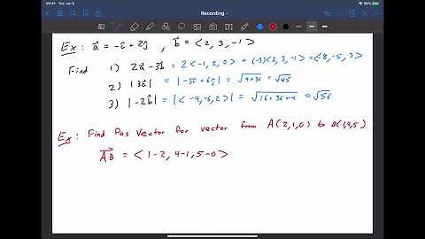 12.2 Part 5 - 3D Vectors