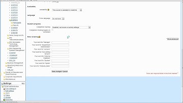 Moodle module layouts - topic and grid format