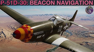 P-51D-30: AN-ARA-8 Radio Beacon Navigation Tutorial | DCS WORLD
