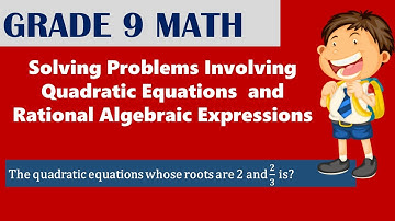 The quadratic equations whose roots are 2 and 2/3 is?