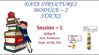 VTU DS 18CS32 M2 L1 STACKS