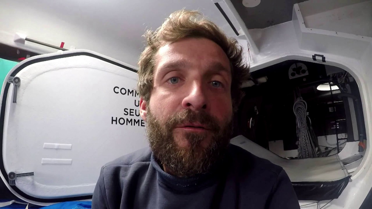 J42 : L'heure du repas un moment propice à la réflexion pour Eric Bellion / Vendée Globe