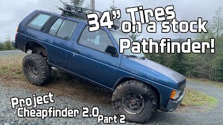 Fit 34" Tires on a Stock Nissan Pathfinder? Here’s How I Did It (Project Cheapfinder)