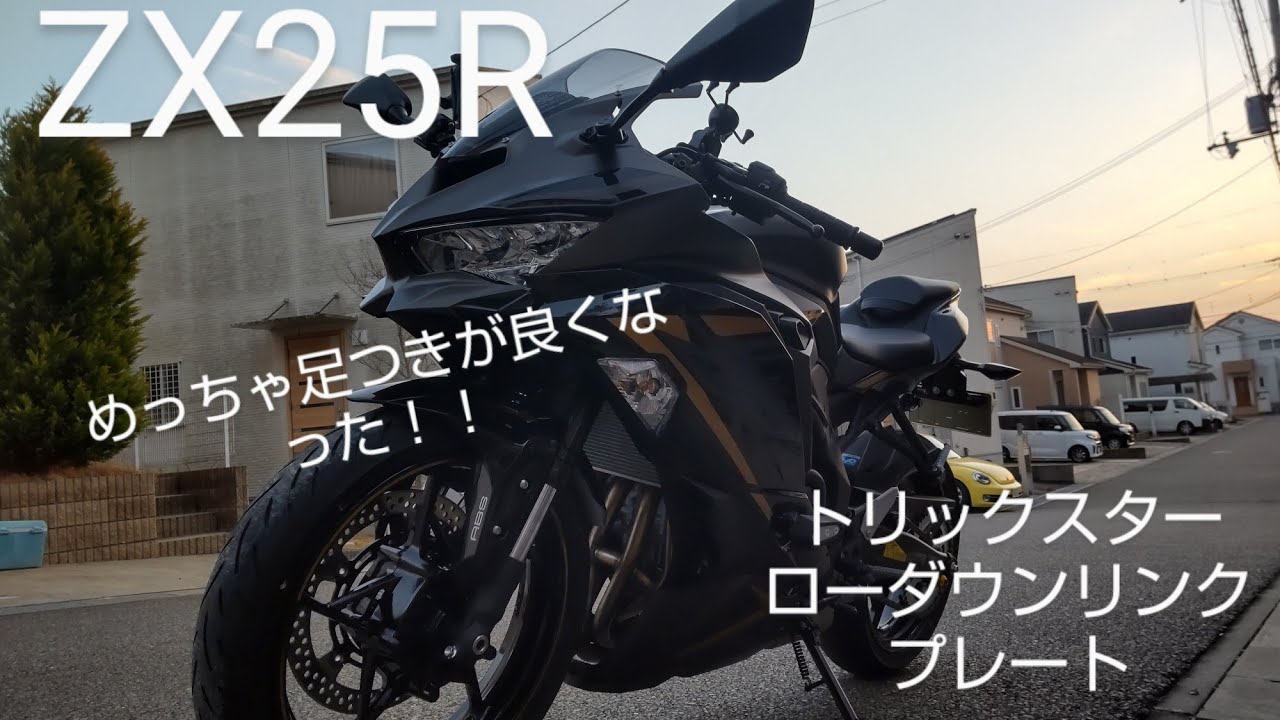 ZX-25R トリックスター　ローダウンプレート