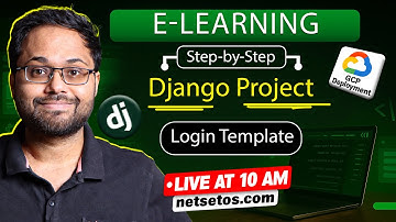 DAY 10 Live Django Project E Learning Adding Login Templates