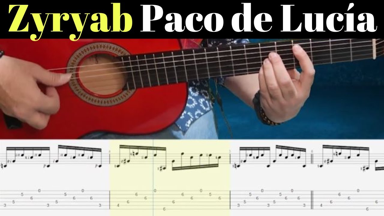 Aprende ZYRYAB de PACO DE LUCÍA el ORIGINAL GRABADO con CHICK COREA