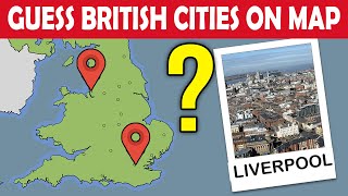 Guess British Cities On Map Uk Cities Quiz