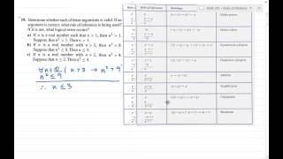 Determining if Given Arguments are Valid