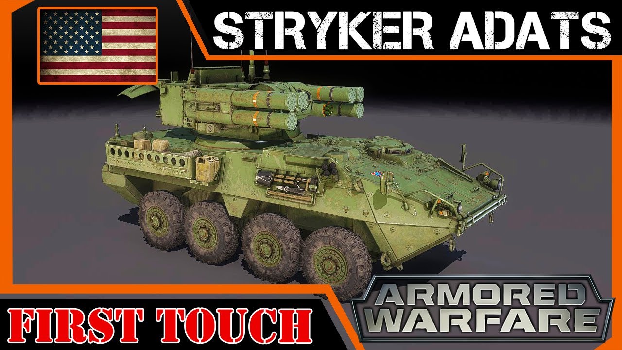 armored warfare ไทย  2022 Update  Armored Warfare | 0.34 - ลองรถ Stryker ADATS