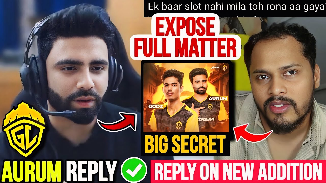 Aurum Reply On Joining GodL💛🔥Aurum Big Secret😳GodL Reply on Addition✅Big Matter Exposed🚨