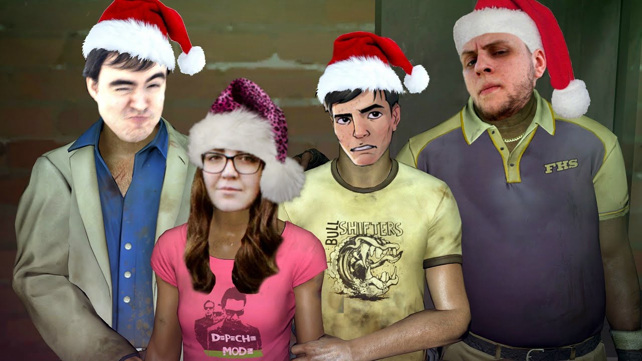 Стандартно офигенный новогодний L4D2 всей компанией) lets play a little game