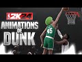 Les animations de dunk que tu dois equiper sur nba2k24 