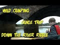 Wild Camping Canoe Trip - Down The River Ribble, River Bank Camping.