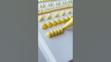 How to use cake decorating tips? Nozzle Piping Technique Tutorials  #pipingskills #pipingtips