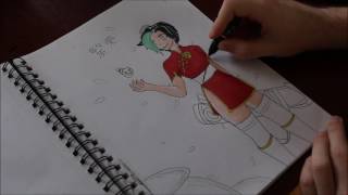 Drawing - Jinx from League of Legends