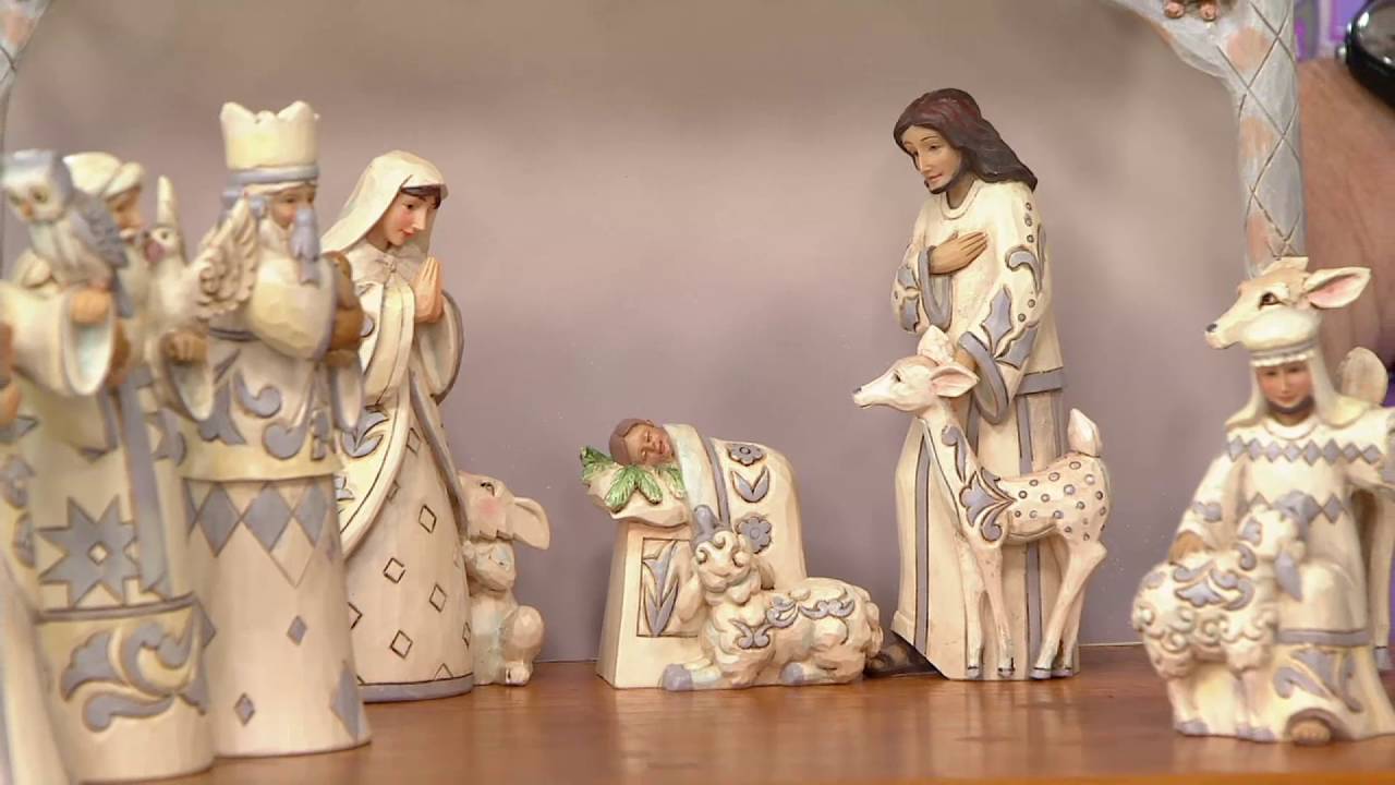 Jim Shore Woodland Collection Mini Nativity 8 Piece Set On Qvc Jim Shore Woodland Collection Mini Nativity 8 Piece Set On Qvc