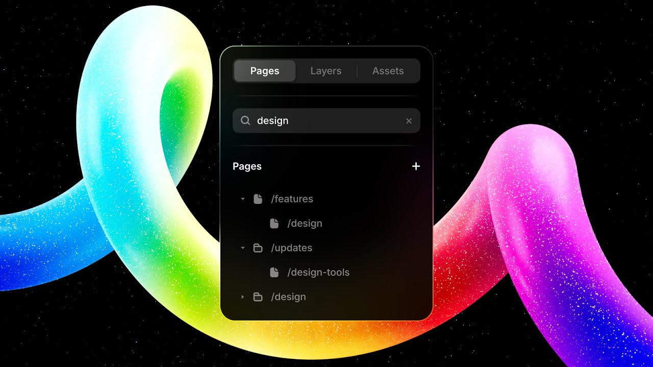 Framer Update: Search for Pages, Layers, and Assets