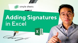 sign here please! | how to add signatures in excel?