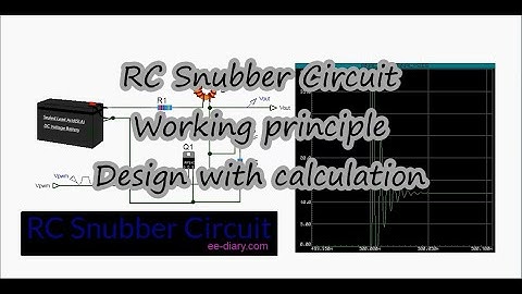 RC Snubber Circuit Working principle with Design Calculation of R and C