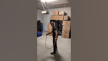 Hitting the Target 🎯 With A Rope Dart Using An Overlord Wrap into a FORWARD Elbow Shot!