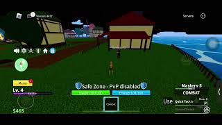 Blox fruits game play safe zone pirates village level1 screenshot 5
