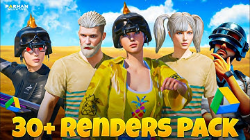 30+ Pubg 3d Character png Pack Free Download | Pubg/Bgmi 3d Renders Png Pack For Thumbnails | Part11