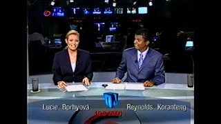 10.srpna 2000 - TV Nova - dnes večer, reklamy a začátek Televizních novin