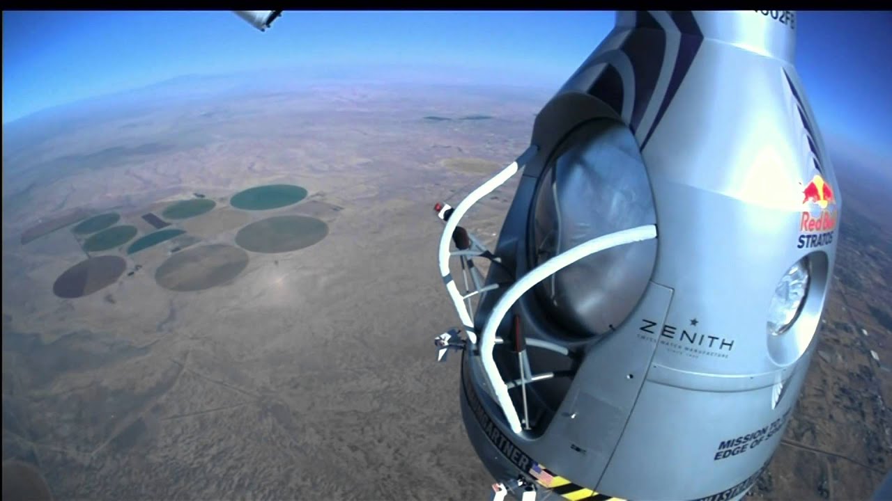 Free Fall Record Felix Baumgartner Free Fall Record Video Capsule - YouTube