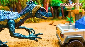 🔥Jurassic World Fan-Made 🎬 | Pyroraptor Escapes  | Megaraptor & Megalosaurus vs Humans