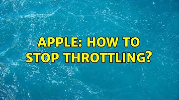 Apple: How to stop throttling? (2 Solutions!!)
