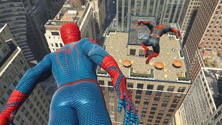 Spider-Man: No Way Home - Raimi, MCU, TASM Spider-Man Web Swinging Together (Spider-Man PC Mods)