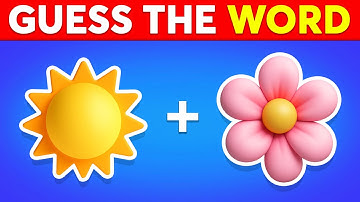 Can You Guess The WORD By Emojis? 🤔❓✅ Emoji Quiz Challenge 2025 (101 Words)