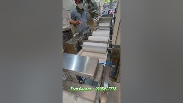Máy cán, cắt định hình tạo  cơm miếng của công ty chế tạo máy Tech Garden. Lh 0935911775 Trần Trinh.