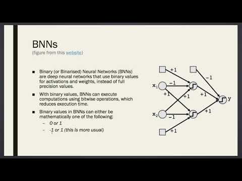 EE545 (Week 10) "Binary Neural Networks" (Part I)