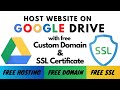 How to Host Static Website on Google Drive | Free Custom Domain | Free SSL from CLoudflare  [Urdu]