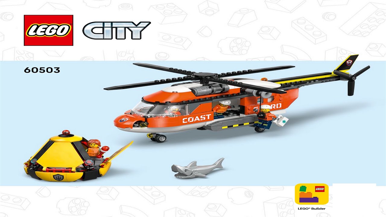 🚧 LEGO instructions 🚧 City 🚧 60503 🚧 Coast Guard Helicopter