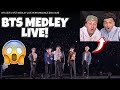 AMERICANS Listen To BTS For The FIRST TIME! BTS - MEDLEY LIVE PERFORMANCE [ENG SUB]