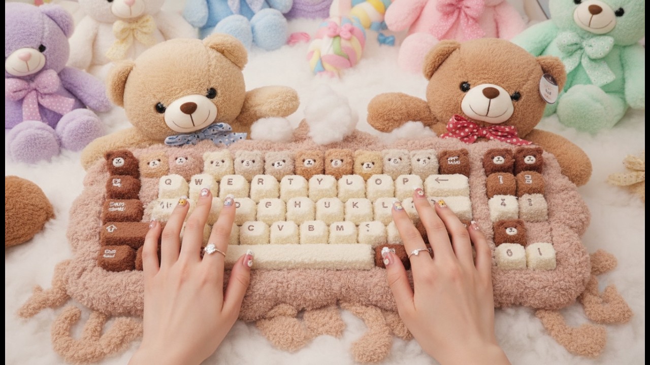 [AI ASMR] 20Minutes 상상속 키보드 asmr모음. 과연 힐링인가..슬립인가? Keyboard Sound(Ⅲ)|#aiasmr #asmrsounds