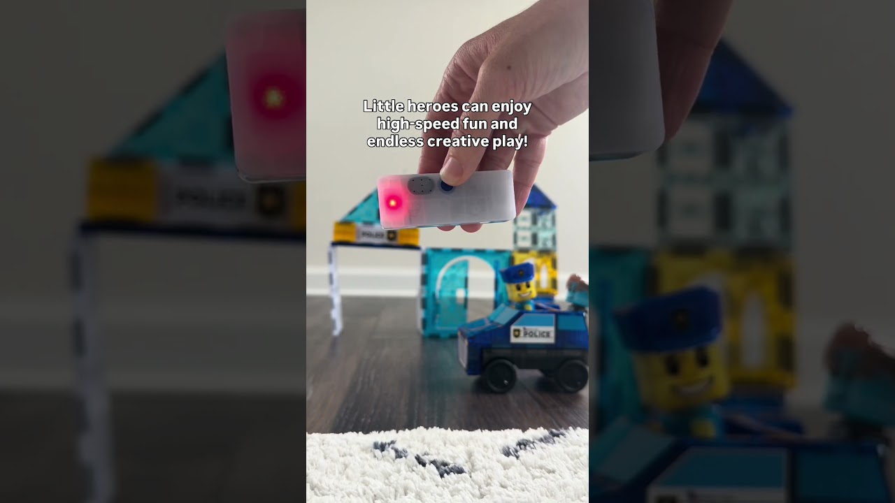 New MAGNA-TILES ® Police Station