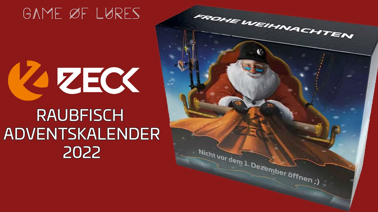 Zeck Fishing Adventskalender 2022 Tag 7 YouTube