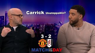 MOTD Manchester United vs Fulham 3-2 🔴 No One Can Stop Carrick’s Run | Old United Back?