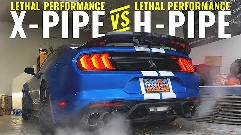X-pipe vs. H-pipe Sound Clips | 2020 Shelby GT500 from Lethal Performance