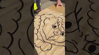 The Grinch Cutout - #shorts #furnitureflip