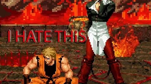 This is how brutal the "Level 5 - Defend" is on a AI (KOF WING EX 1.2 PREVIEW)