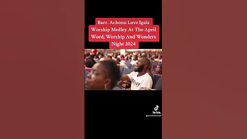 Barr. Achonu Love Igala Worship Medley At The Glory Dome April 2024. #viral #gospel #abuja #dunamis