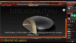 SubD Modeling - Mouse - Autodesk Alias Autostudio Profile