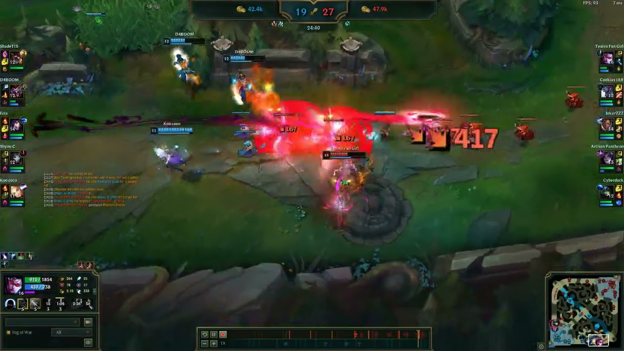 Just fed vayne things